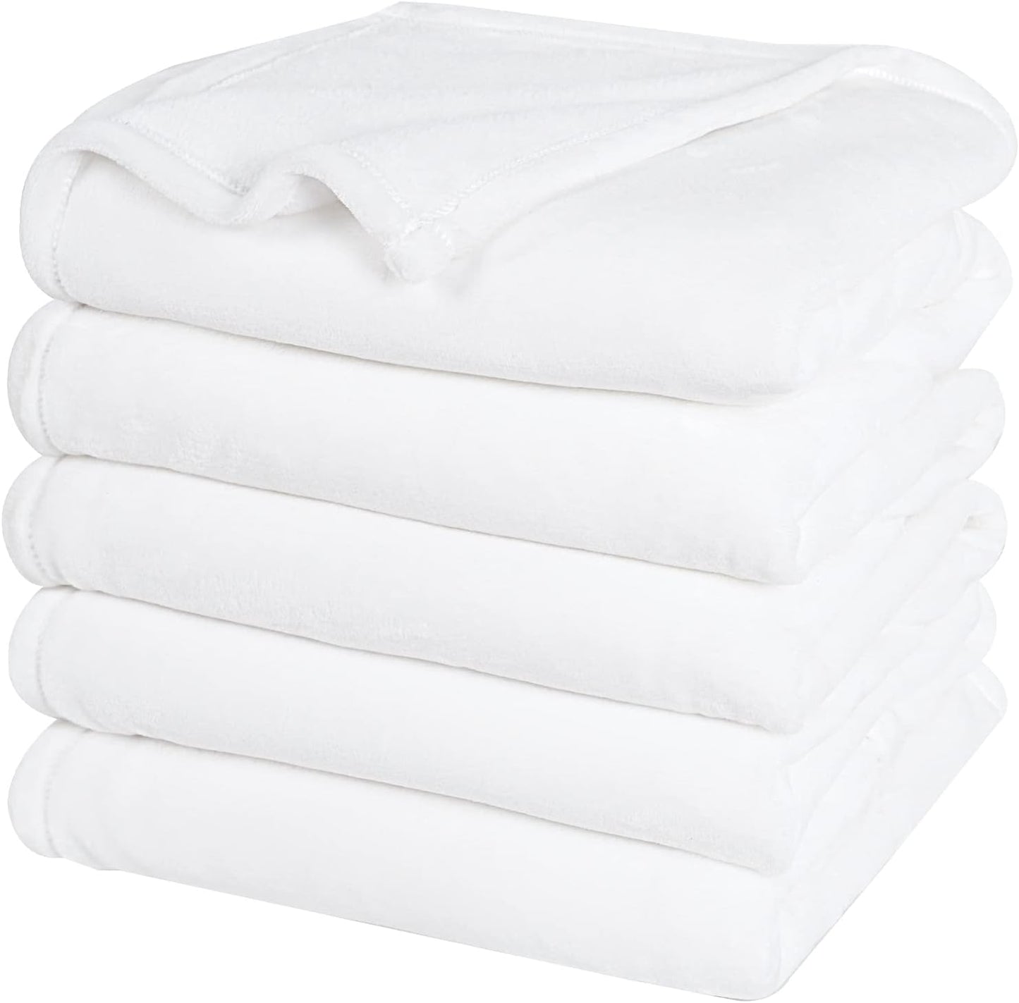 PHF Ultra Soft Fleece Blanket Twin Size, No Shed No Pilling Luxury Plush Cozy 300GSM Lightweight Blanket for Bed, Couch, Chair, Sofa Suitable for All Season, 66" x 90", Khaki