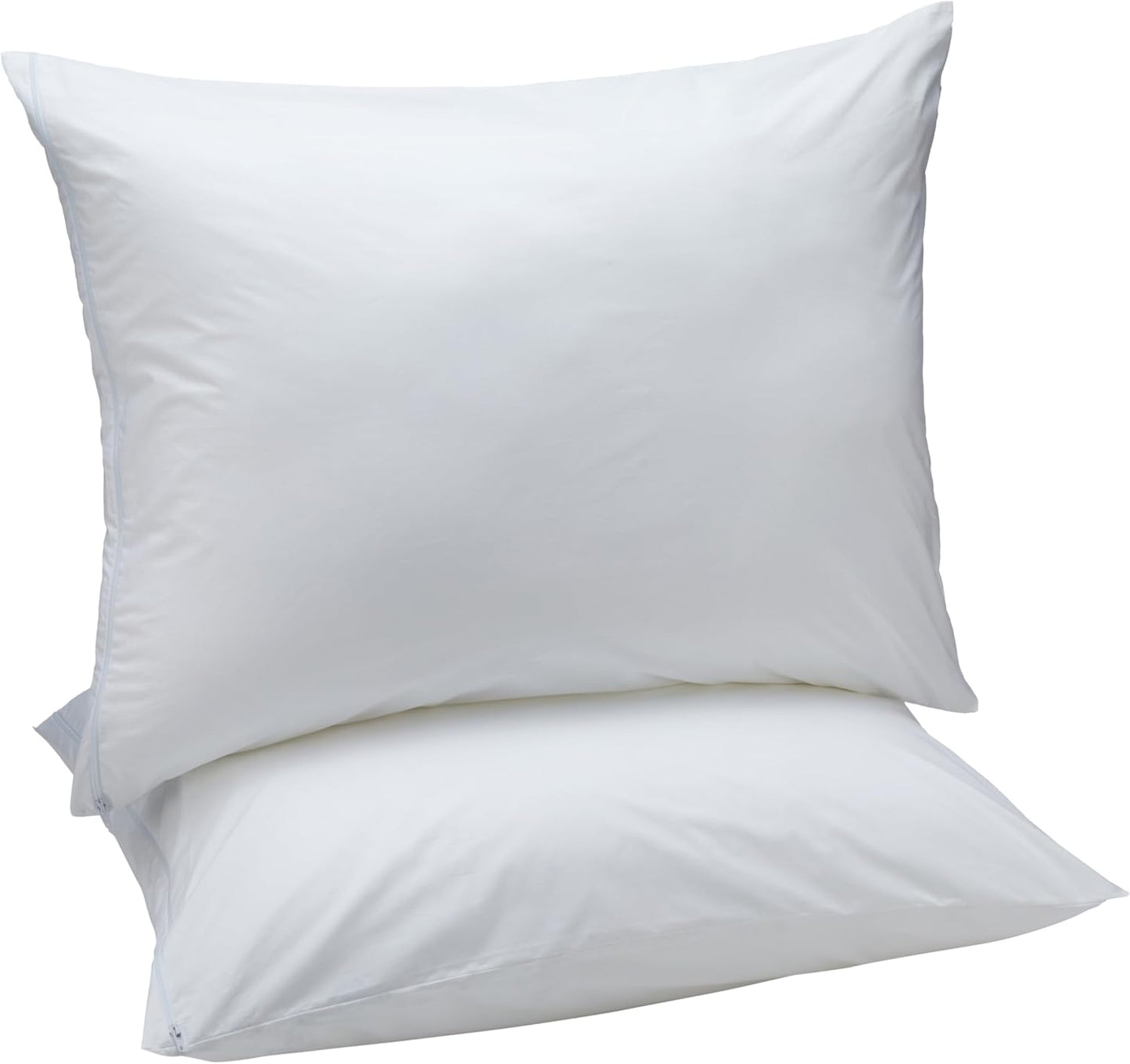 Amazon Basics Down-Alternative Pillows for Stomach and Back Sleepers, Soft Density, 20 x 36 inches, 2-Pack, White