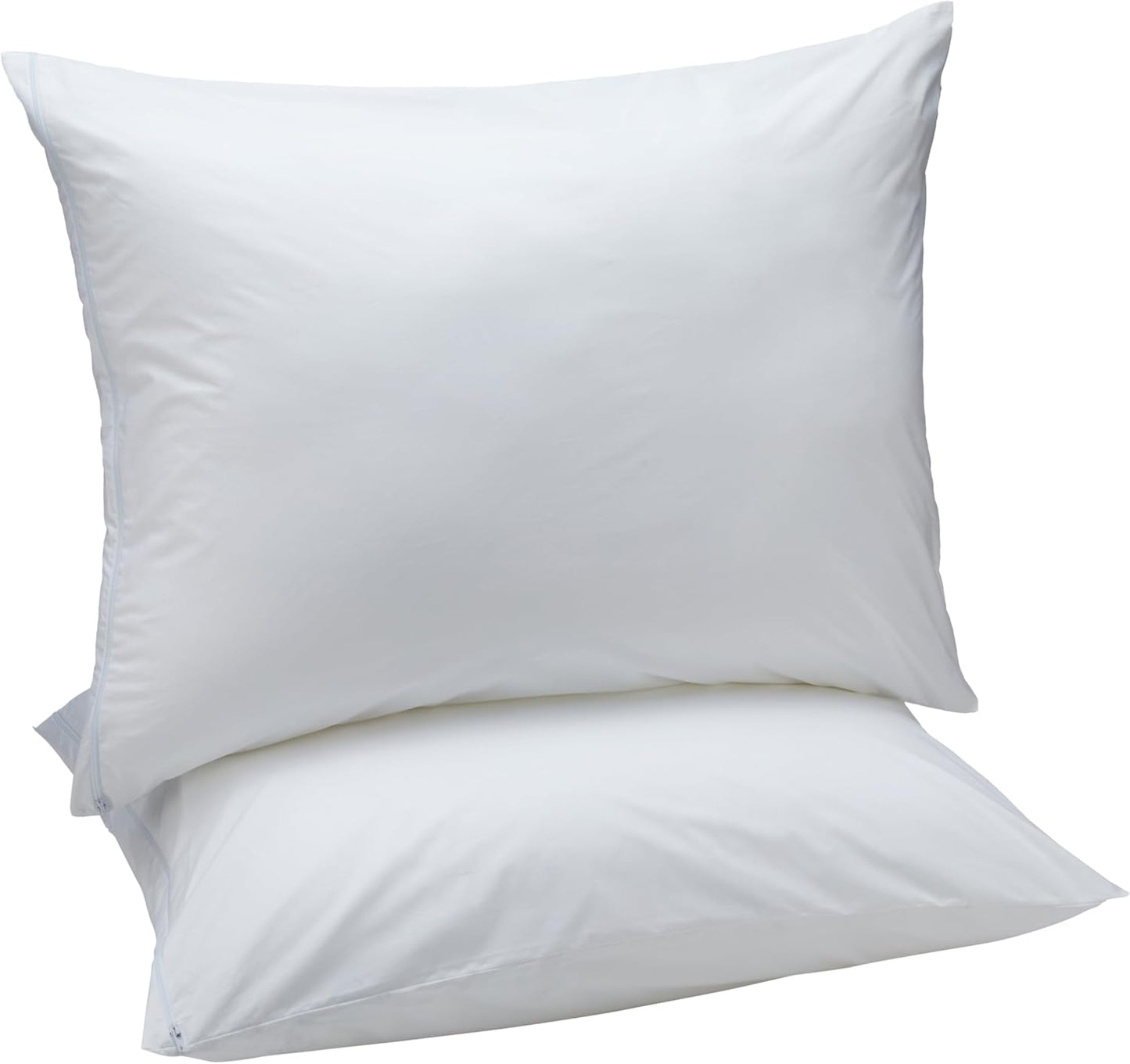 Amazon Basics Down-Alternative Pillows for Stomach and Back Sleepers, Soft Density, 20 x 36 inches, 2-Pack, White