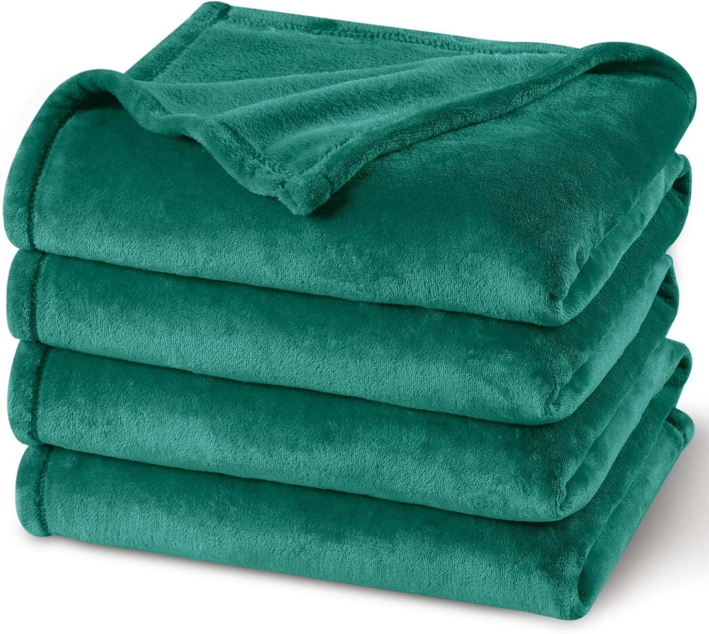 PHF Ultra Soft Fleece Blanket Twin Size, No Shed No Pilling Luxury Plush Cozy 300GSM Lightweight Blanket for Bed, Couch, Chair, Sofa Suitable for All Season, 66" x 90", Khaki